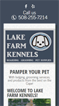 Mobile Screenshot of lakefarmkennels.com